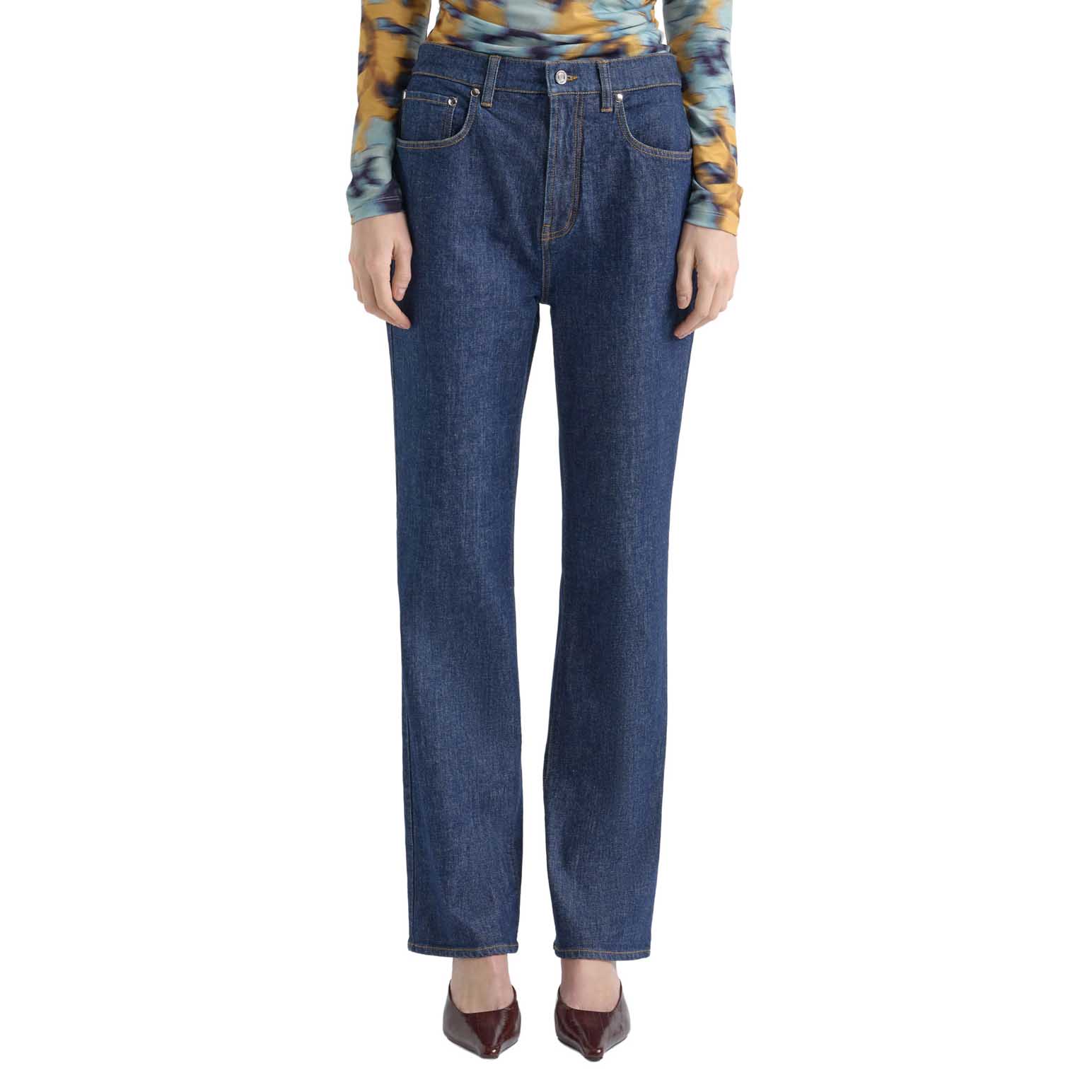 Cue High Rise Slim Leg Jean